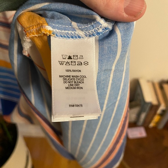 Multi-colour Flowy Dress - Size M - Antibes Blanc - Picture 5 of 5